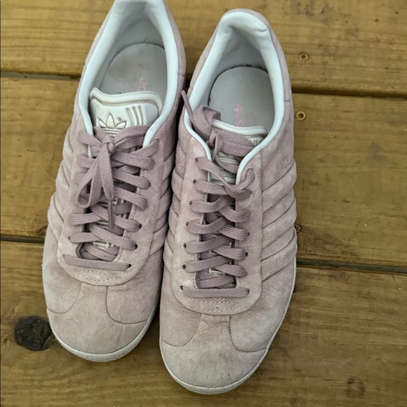 adidas Shoes - adidas Pink Suede Women's Casual Sneakers